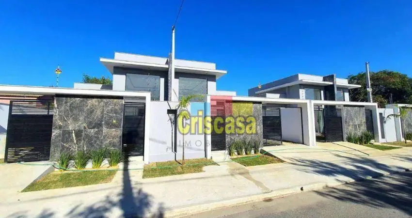 Casa com 3 dormitórios à venda, 75 m² por r$ 380.000,00 - extensão serramar - rio das ostras/rj