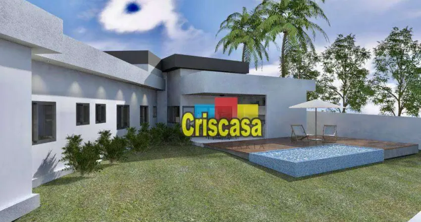 Casa com 4 dormitórios à venda, 150 m² por R$ 1.599.000,00 - Balneário das Garças - Rio das Ostras/RJ
