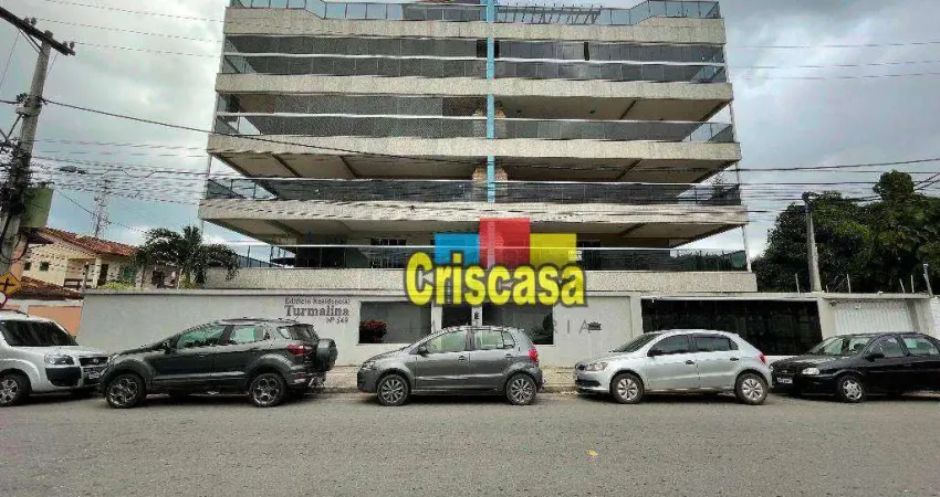 Apartamento com 3 dormitórios para alugar, 188 m² por r$ 3.847,11/mês - extensão do bosque - rio das ostras/rj