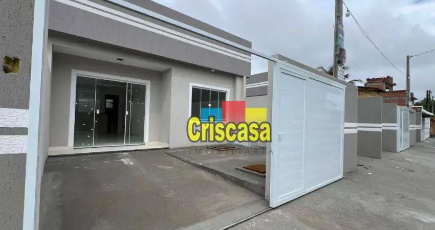 Casa com 2 dormitórios à venda, 64 m² por R$ 265.000,00 - Cidade Praiana - Rio das Ostras/RJ