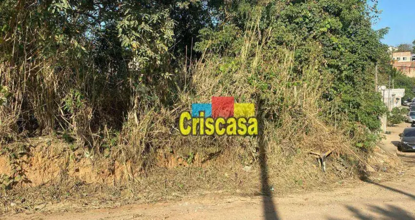 Terreno à venda, 656 m² por R$ 127.200,00 - Extensão Serramar - Rio das Ostras/RJ