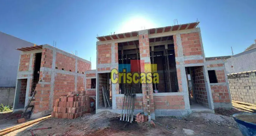 Casa com 2 dormitórios à venda, 59 m² por R$ 300.000,00 - Serramar - Rio das Ostras/RJ