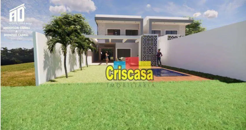 Casa com 3 dormitórios à venda, 200 m² por R$ 900.000,00 - Bosque Beira Rio - Rio das Ostras/RJ