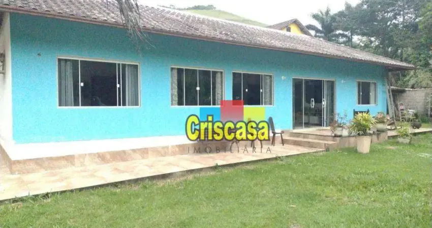 Chácara com 2 dormitórios à venda, 607 m² por R$ 600.000,00 - Barra do Sana - Casimiro de Abreu/RJ