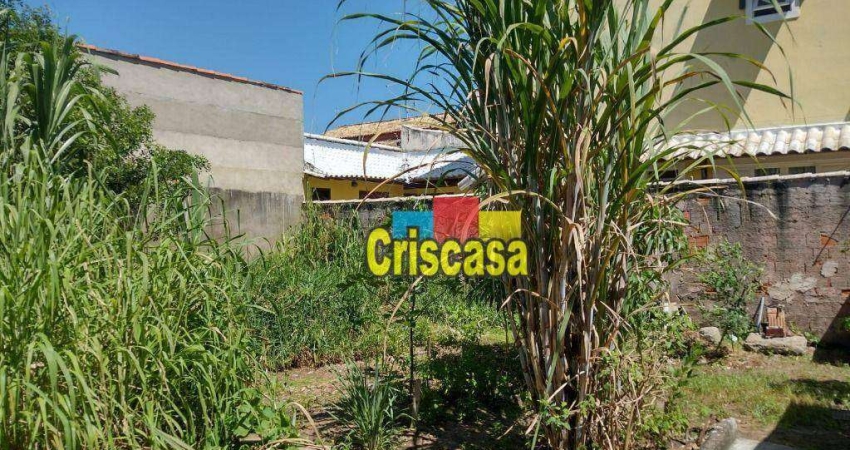 Terreno à venda, 144 m² por R$ 165.000,00 - Novo Rio Das Ostras - Rio das Ostras/RJ