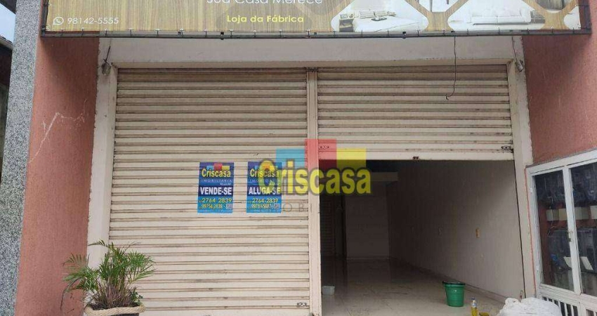 Loja, 50 m² - venda por R$ 150.000,00 ou aluguel por R$ 1.200,00/mês - Nova Cidade - Rio das Ostras/RJ