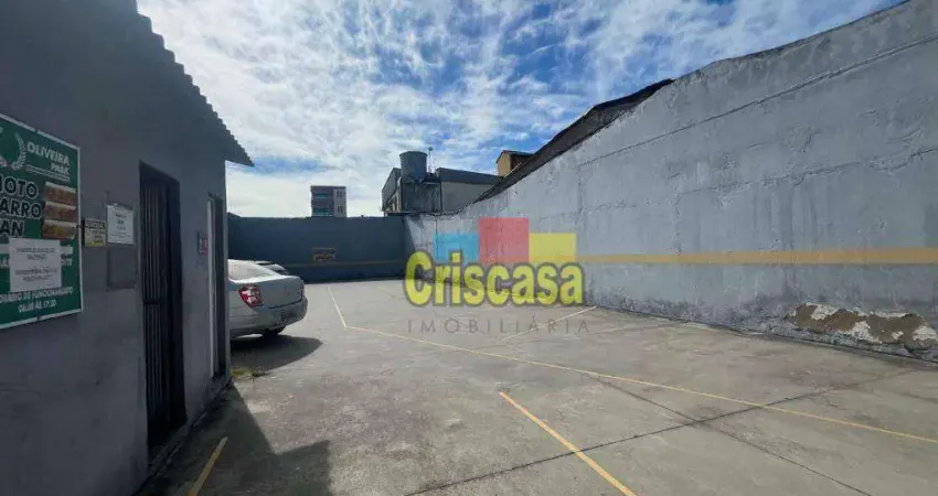 Terreno para alugar, 360 m² por R$ 4.500,00/mês - Novo Rio Das Ostras - Rio das Ostras/RJ
