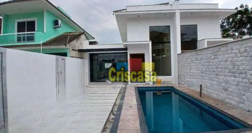 Casa com 3 dormitórios, 104 m² - venda por R$ 850.000,00 ou aluguel por R$ 4.500,00/mês - Recreio - Rio das Ostras/RJ