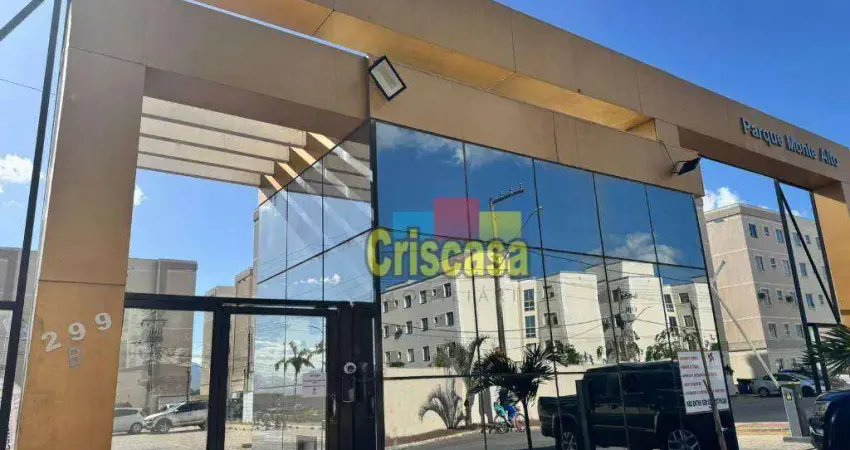 Apartamento com 2 dormitórios para alugar, 42 m² por r$ 1.837,49/ano - atlântica - rio das ostras/rj