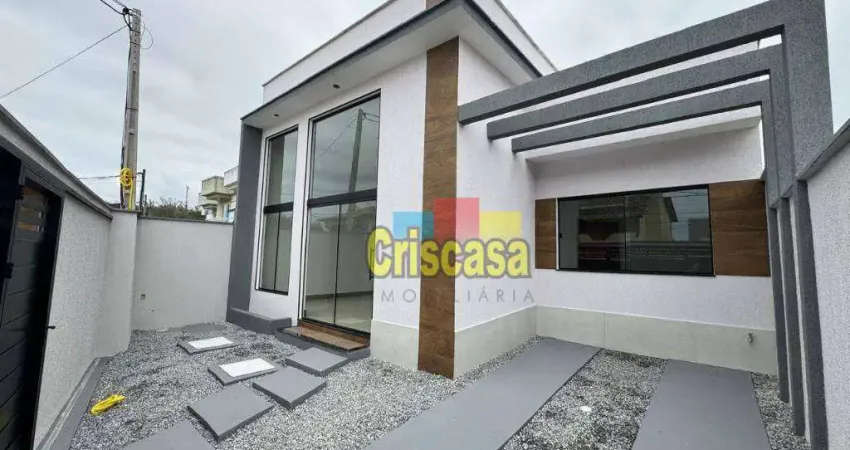 Casa com 3 dormitórios à venda, 84 m² por r$ 450.000,00 - residencial rio das ostras - rio das ostras/rj