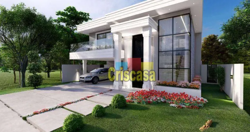 Casa com 4 dormitórios à venda, 254 m² por r$ 1.690.000,00 - extensão do bosque - rio das ostras/rj