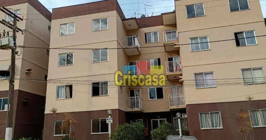 Apartamento com 2 dormitórios para alugar, 60 m² por r$ 1.211,67/mês - maria turri - rio das ostras/rj