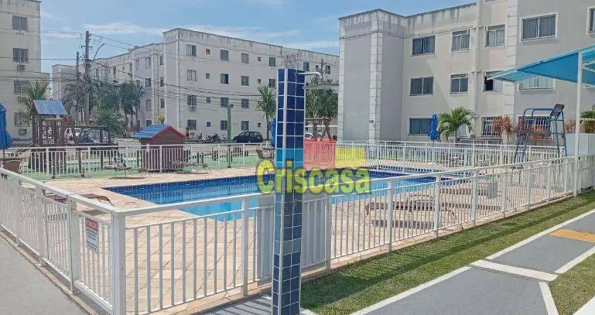 Apartamento com 2 dormitórios à venda, 48 m² por r$ 155.000 - nova cidade - rio das ostras/rj