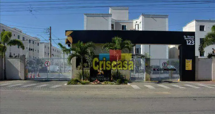 Apartamento com 2 dormitórios para alugar, 53 m² por r$ 1.650,00/mês - atlântica - rio das ostras/rj