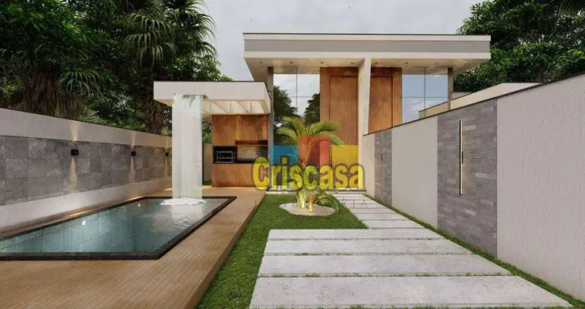 Casa com 3 dormitórios à venda, 105 m² por r$ 940.000,00 - ouro verde - rio das ostras/rj