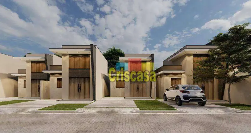 Casa com 2 dormitórios à venda, 62 m² por r$ 390.000,00 - jardim mariléa - rio das ostras/rj