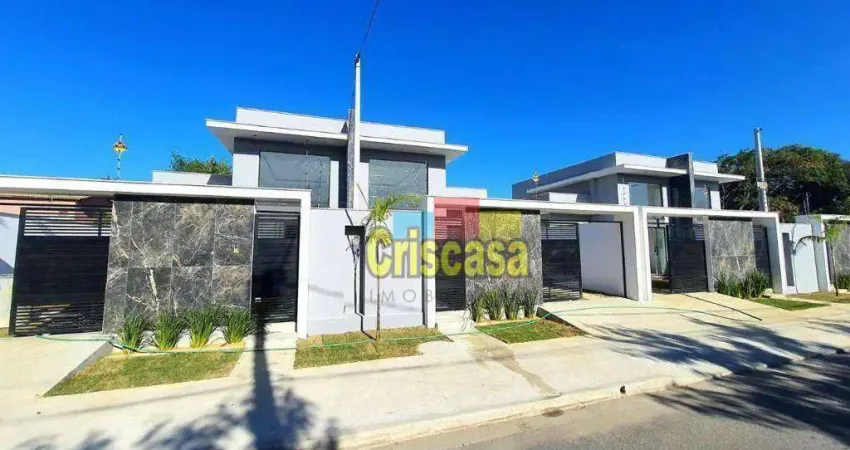 Casa com 3 dormitórios, 80 m² - venda por r$ 340.000,00 ou aluguel por r$ 3.200,00/mês - extensão serramar - rio das ostras/rj