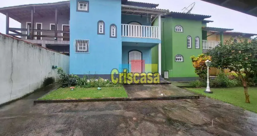 Casa com 2 dormitórios para alugar, 70 m² por r$ 1.637,50/mês - colinas - rio das ostras/rj
