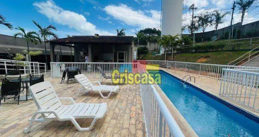 Apartamento com 2 dormitórios à venda, 52 m² por r$ 290.000 - granja dos cavaleiros - macaé/rj