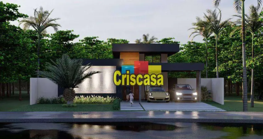 Casa com 3 dormitórios à venda, 160 m² por r$ 1.000.000,00 - alphaville - rio das ostras/rj