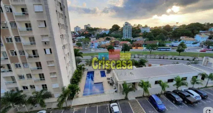 Apartamento com 3 dormitórios para alugar, 73 m² por r$ 4.200,00/mês - riviera fluminense - macaé/rj