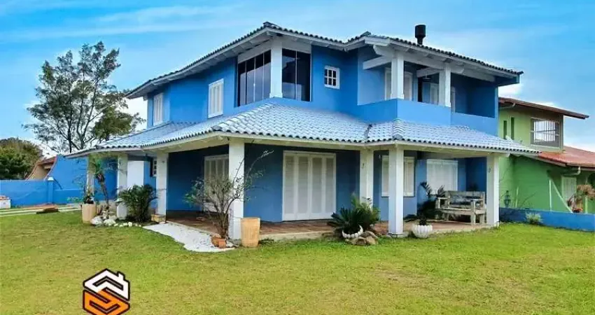 Casa a venda com 4 dormitórios e lareira no balneário presidente - imbé/rs