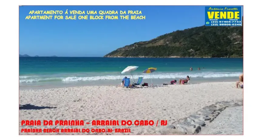 Apartamento com 1 quarto à venda na Avenida Getúlio Vargas, Prainha, Arraial do Cabo