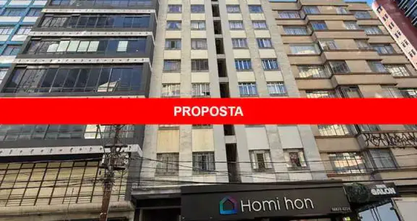 Apartamento à venda no centro de curitiba-pr: 3 quartos, 2 salas, 2 banheiros e 98,30 m² de área.