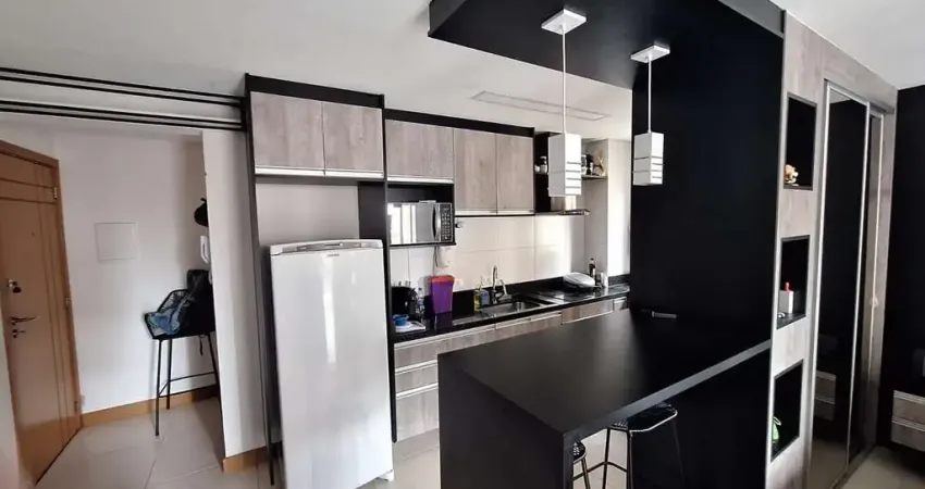 Apartamento à venda no centro de curitiba-pr:  mobiliado 1 quarto, 1 sala, 1 banheiro, 34,52 m² de área. venha conferir!