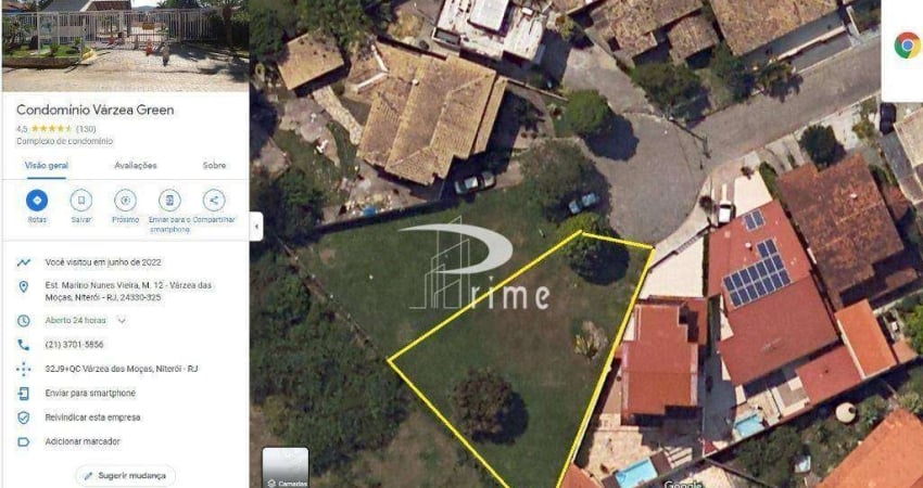 Terreno à venda, 366 m² por R$ 120.000,00 - Várzea das Moças - Niterói/RJ