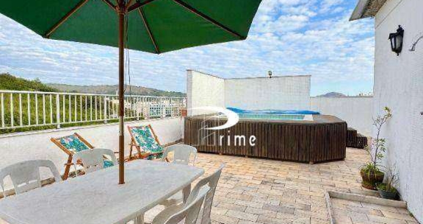 Cobertura com 3 dormitórios à venda, 170 m² por R$ 725.000,00 - Santa Rosa - Niterói/RJ