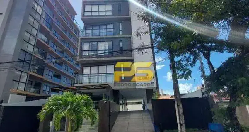 Flat com 1 dormitório à venda, 35 m² por r$ 400.000 - manaíra - joão pessoa/pb