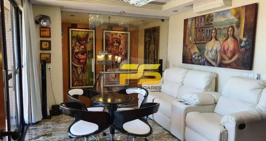 Cobertura com 4 dormitórios para alugar, 380 m² por R$ 15.000/mês - Tambaú - João Pessoa/PB