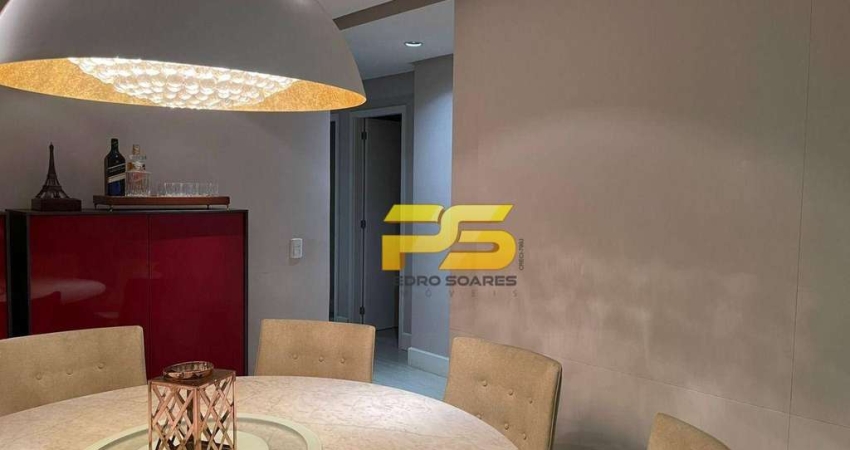 Apartamento com 3 dormitórios à venda, 130 m² por R$ 1.190.000 - Miramar - João Pessoa/PB