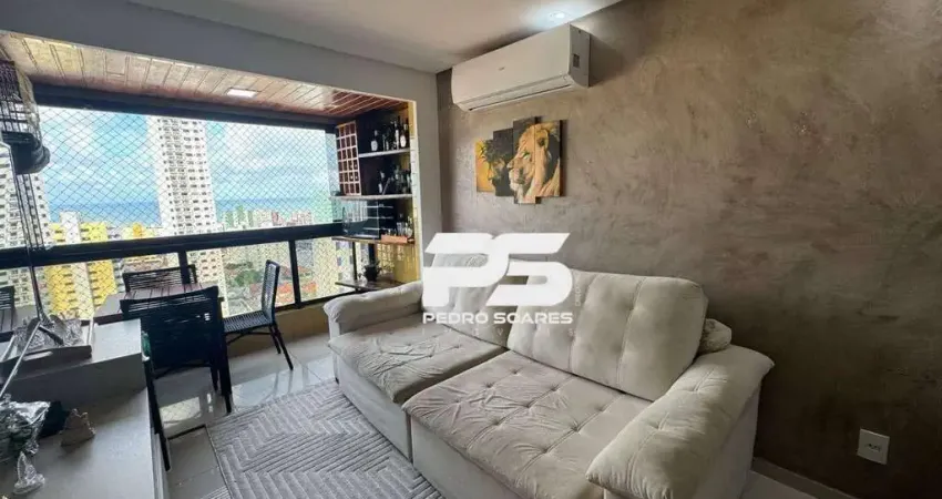 Apartamento com 3 dormitórios à venda, 102 m² por r$ 800.000,00 - manaíra - joão pessoa/pb