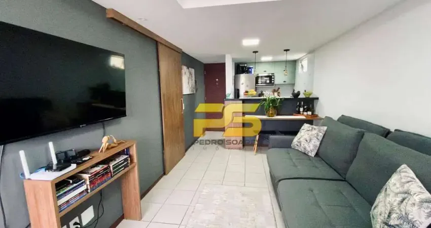 Apartamento com 2 dormitórios à venda, 51 m² por r$ 600.000 - cabo branco - joão pessoa/pb