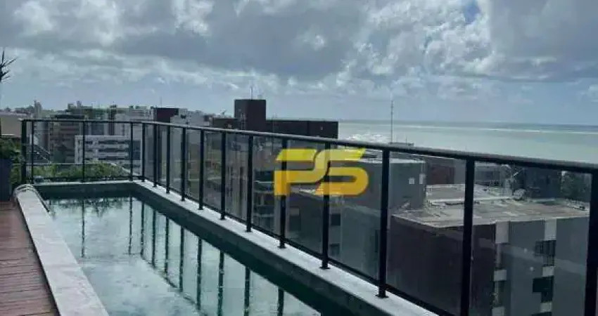 Flat com 1 dormitório à venda, 21 m² por r$ 280.000 - intermares - cabedelo/pb