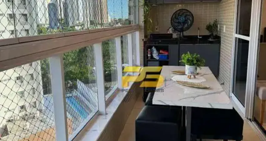 Apartamento com 4 dormitórios à venda, 131 m² por r$ 1.400.000,00 - miramar - joão pessoa/pb