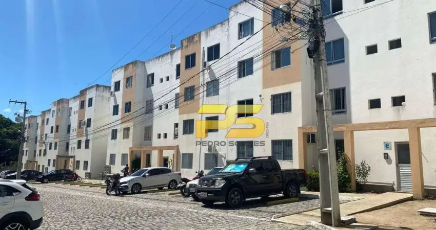 Apartamento com 2 dormitórios à venda, 45 m² por r$ 145.000 - bancários - joão pessoa/pb