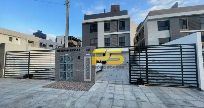 Apartamento com 2 dormitórios para alugar, 46 m² por r$ 2.500/mês - bessa - joão pessoa/pb