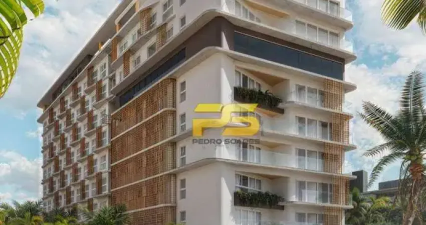 Apartamento com 1 dormitório à venda, 28 m² por r$ 400.000 - loteamento leonor - cabedelo/pb