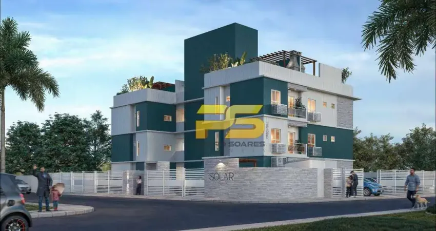 Apartamento com 1 dormitório à venda, 37 m² por r$ 219.000 - cidade balneária novo mundo i - conde/pb