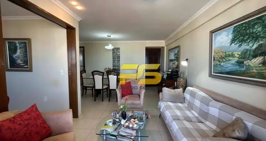 Apartamento com 3 dormitórios à venda, 98 m² por r$ 680.000 - manaíra - joão pessoa/pb