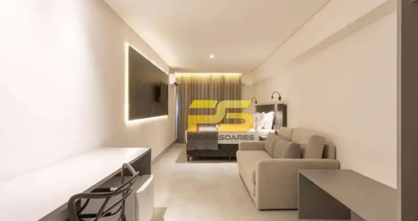 Flat com 1 dormitório à venda, 27 m² por r$ 720.000 - manaíra - joão pessoa/pb