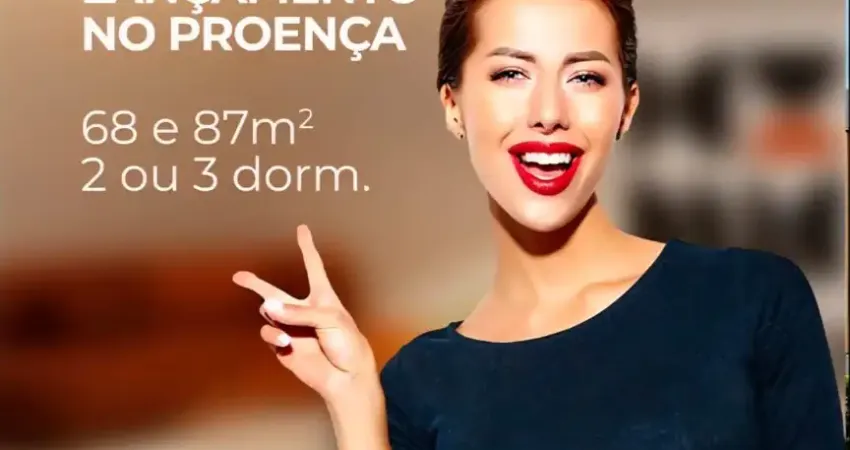 Lançamento apartamentos 68m² e 87m² - upside no jd proença em campinas.