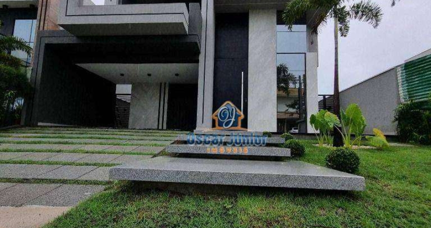 Casa Duplex em Condomínio Fechado com 4 Quartos (3 Suítes) + Closet e Varanda Gourmet, 272 m² por R$ 1.590.000 - Cidade Alpha - Eusébio/CE