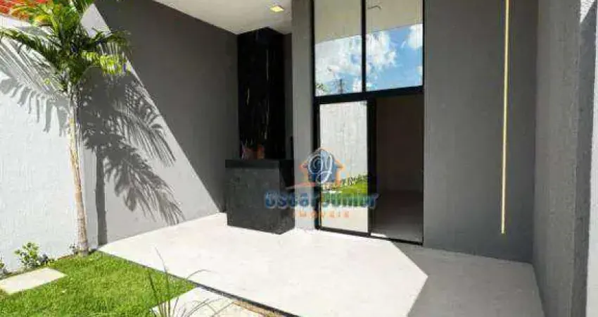 Casa com 3 dormitórios à venda, 100 m² por r$ 429.900 - parque havaí - eusébio/ce