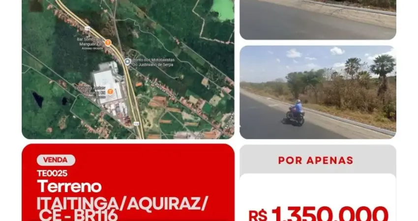 Terreno à venda na Rua Principal, 2121, Justiniano de Serpa, Aquiraz