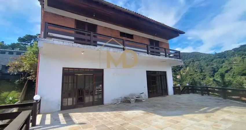 Casa em condomínio para locação em teresópolis, carlos guinle, 4 dormitórios, 1 suíte, 3 banheiros, 4 vagas