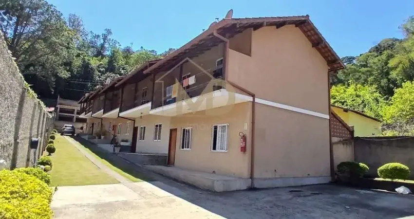 Casa em condomínio para venda em teresópolis, parque do imbui, 2 dormitórios, 1 suíte, 3 banheiros, 1 vaga